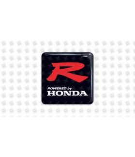 HONDA black gel STICKERS (Compatible Product)