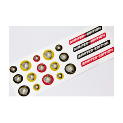 Lamborghini domed emblems gel ADHESIVOS x19