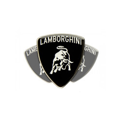 Lamborghini domed emblems gel AUFKLEBER x3