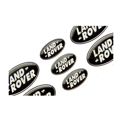 Land Rover domed emblems gel ADESIVOS x7