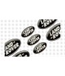 Land Rover domed emblems gel AUTOCOLLANT x7