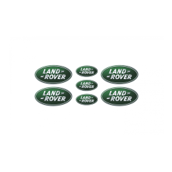 Land Rover domed emblems gel AUTOCOLLANT x7