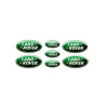 Land Rover domed emblems gel ADESIVOS x7