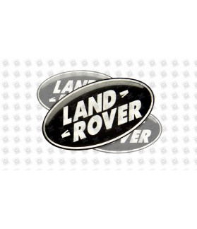 Land Rover domed emblems gel DECALS x3 (Compatible Product)