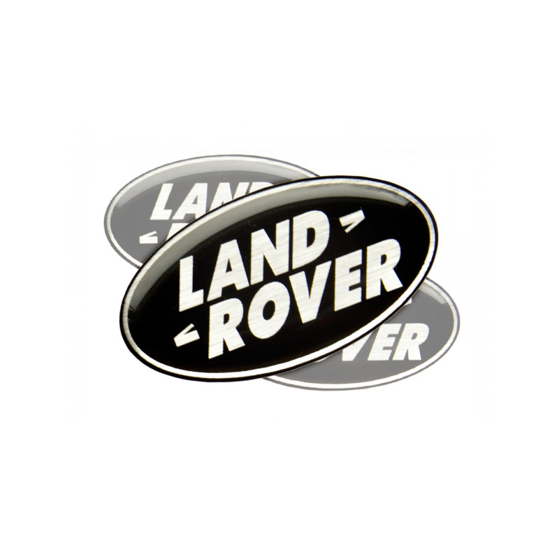 Land Rover domed emblems gel AUFKLEBER x3