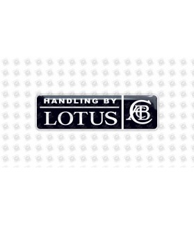 Lotus domed emblems gel AUTOCOLLANT (Produit compatible)