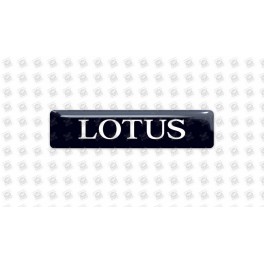Lotus domed emblems gel AUFKLEBER