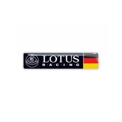 Lotus domed emblems gel AUTOCOLLANT