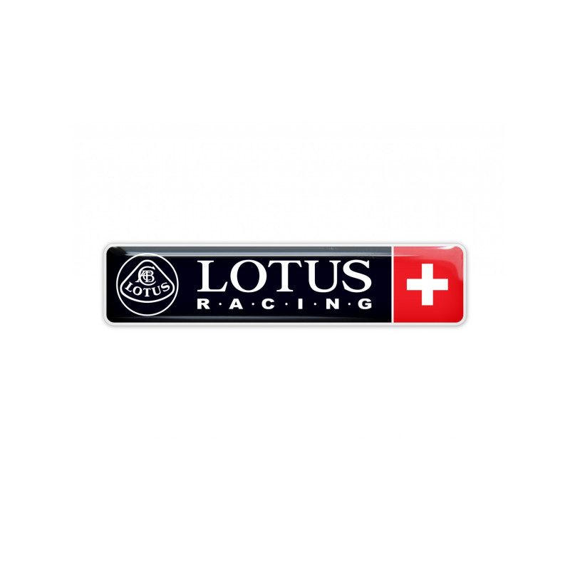 Lotus domed emblems gel AUTOCOLLANT