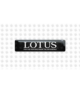 Lotus domed emblems gel STICKERS