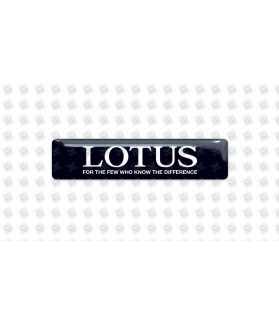 Lotus domed emblems gel STICKERS (Compatible Product)