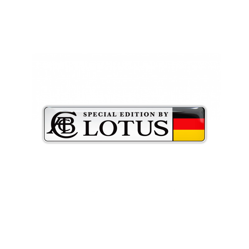 Lotus domed emblems gel AUFKLEBER