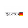 Lotus domed emblems gel AUTOCOLLANT