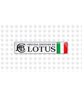 Lotus domed emblems gel DECALS (Compatible Product)