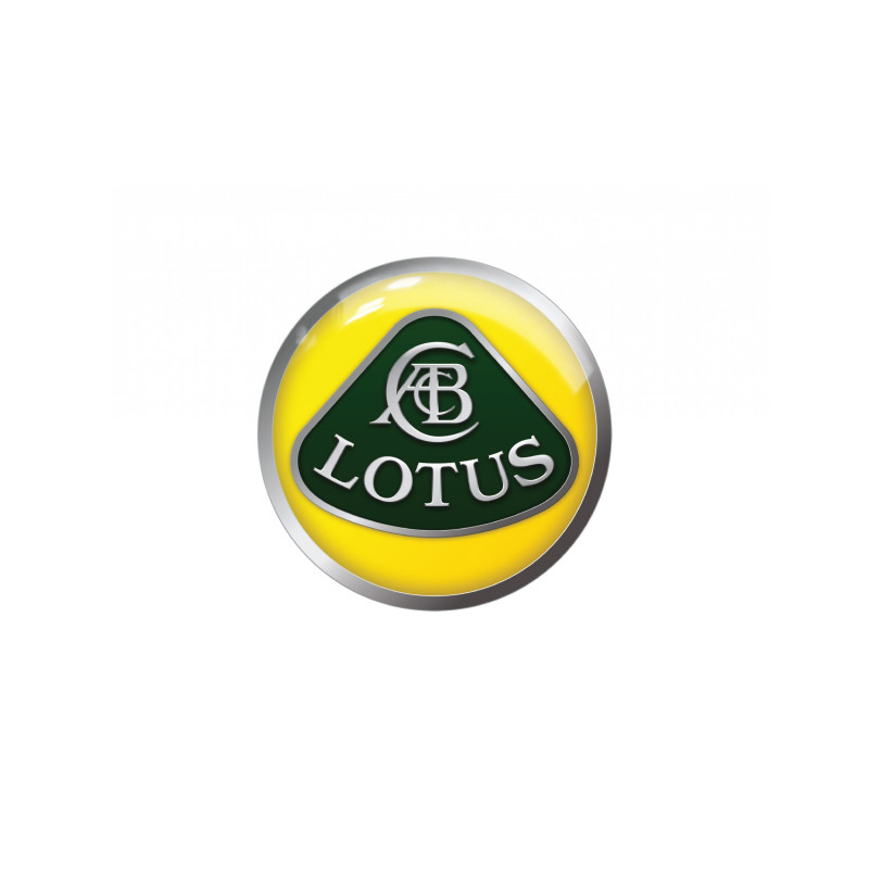 LOTUS round black gel AUFKLEBER