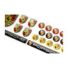 Porsche round black gel AUTOCOLLANT x21