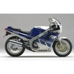 YAMAHA FZR 1000 year 1988 WHITE BLUE ADESIVOS