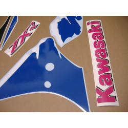 ASESIVI KAWASAKI ZXR-750 YEAR 1993 GREEN WHITE BLUE