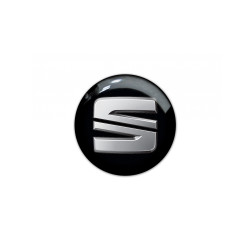 SEAT round black gel AUTOCOLLANT