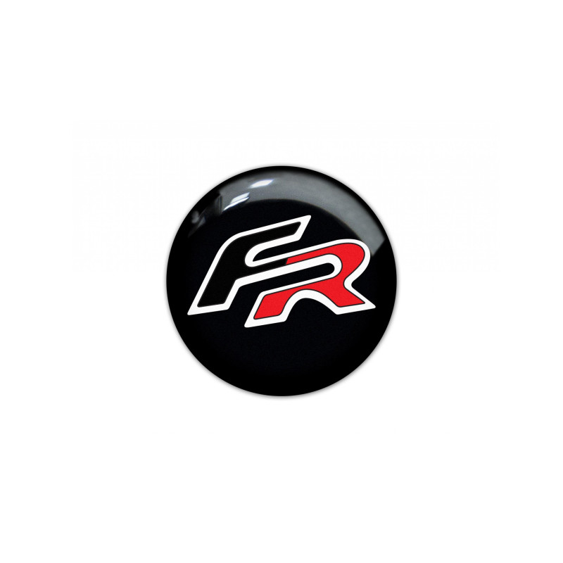 SEAT FR round black gel ADESIVOS