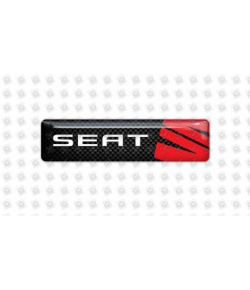 SEAT domed emblem gel STICKERS