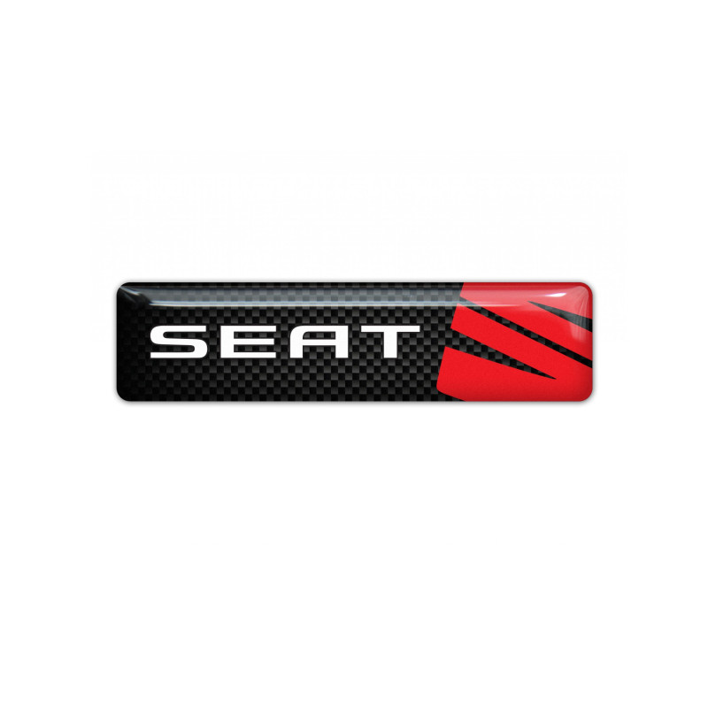 SEAT domed emblem gel ADESIVI