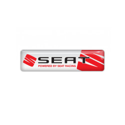 SEAT domed emblem gel AUTOCOLLANT