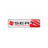 SEAT domed emblem gel AUTOCOLLANT