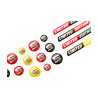 SEAT domed emblem gel ADHESIVOS x19