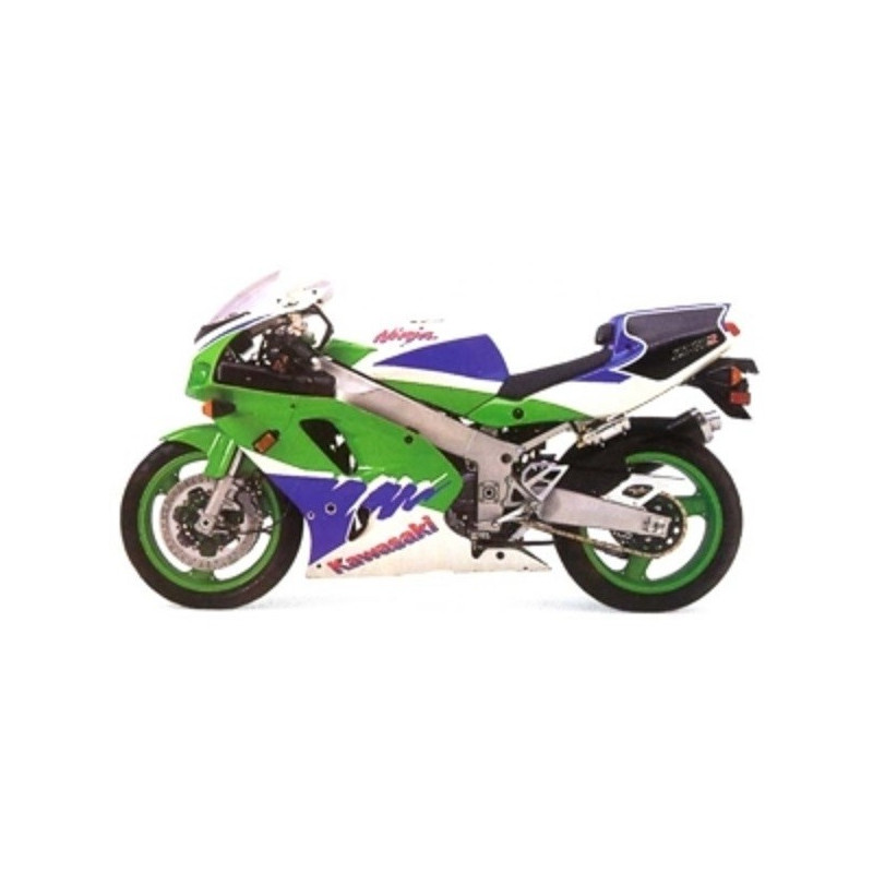 STICKERS KAWASAKI ZXR-750 YEAR 1993 VERSION US GREEN BLUE BLACK
