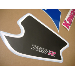 STICKERS KAWASAKI ZXR-750 YEAR 1993 VERSION US GREEN BLUE BLACK
