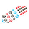 VOLKSWAGEN GEL adesivos x19