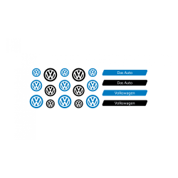 VOLKSWAGEN GEL Autocollant x19