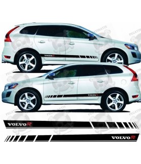 Volvo XC60 R Design side Stripes Adesivi (Prodotto compatibile)