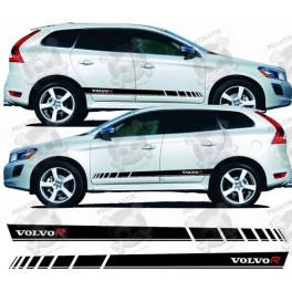 Volvo XC60 R Design side Stripes Adhesivos