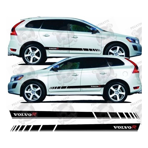 Volvo XC60 R Design side Stripes adesivos