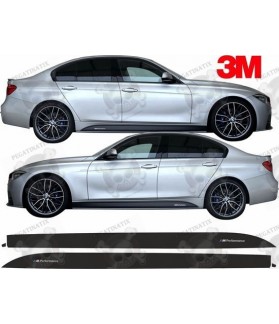 BMW 3 Series F30 / F31 side Sill Stripes Stickers (Compatible Product)