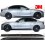 BMW 3 Series F30 / F31 side Sill Stripes AUTOCOLLANT (Produit compatible)