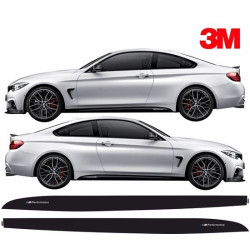 BMW 4 Series F32 / F33 / F36 M Performance side Sill  Stripes AUTOCOLLANT