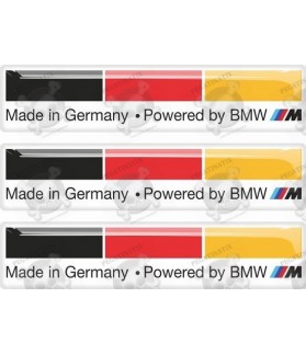 BMW German M Performance gel x3 STICKERS (Compatible Product)