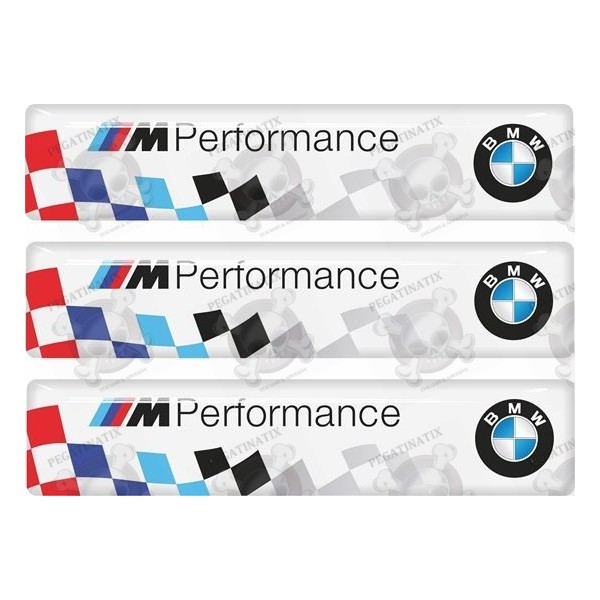 BMW German M Performance gel x3 STICKERS (Compatible Product)
