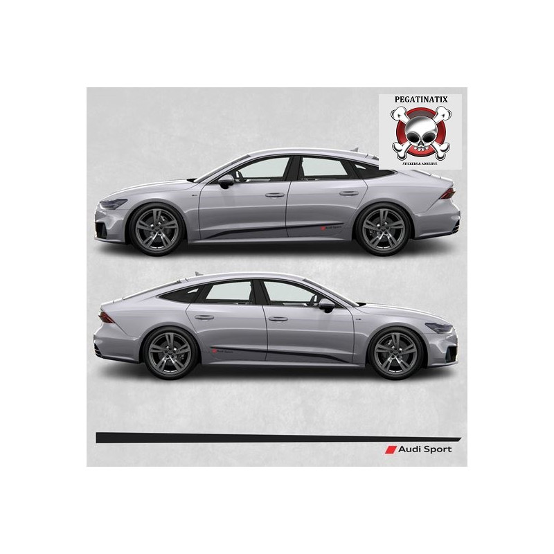 Audi A7 Side Stripes AUFKLEBER