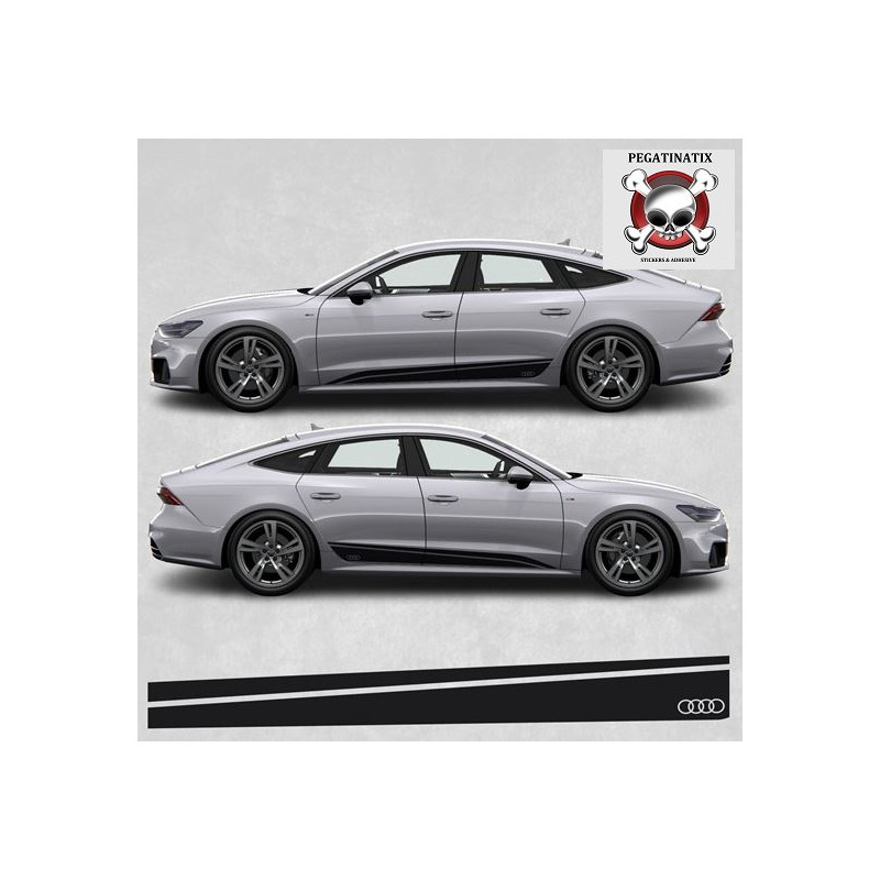 Audi A7 Side Stripes Stickers