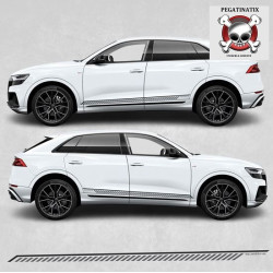 Audi Q8 Side Stripes Adhesivo
