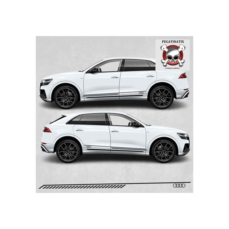 Audi Q8 Side Stripes AUFKLEBER