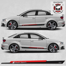 Audi A3 Side Stripes Adhesivo