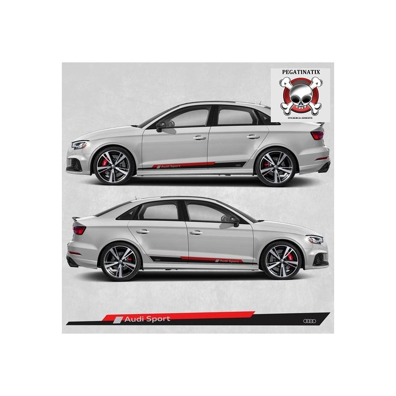 Audi A3 Side Stripes Adhesivo