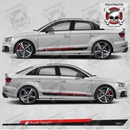 Audi A3 Side Stripes Stickers