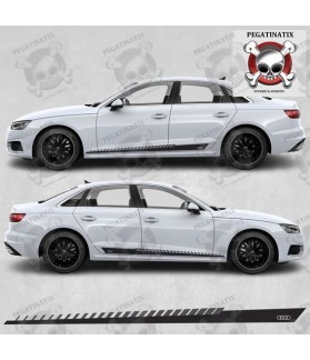 Audi A4 Side Stripes AUFKLEBER (Kompatibles Produkt)