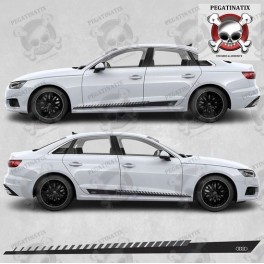 Audi A4 Side Stripes Stickers